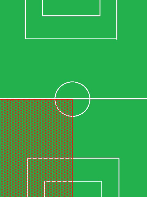 Center Back playing area